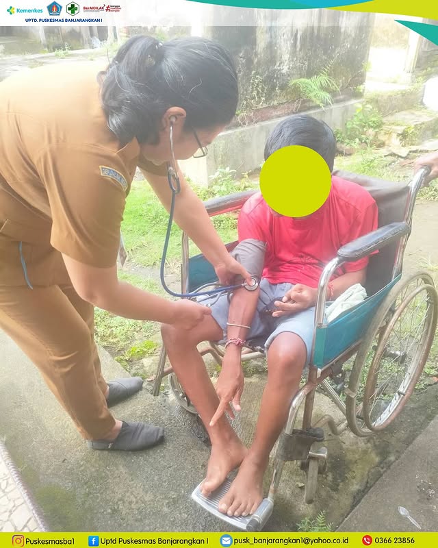 Kunjungan Rumah: Pasien Disabilitas di Desa Nyalian 22 Desember 2025