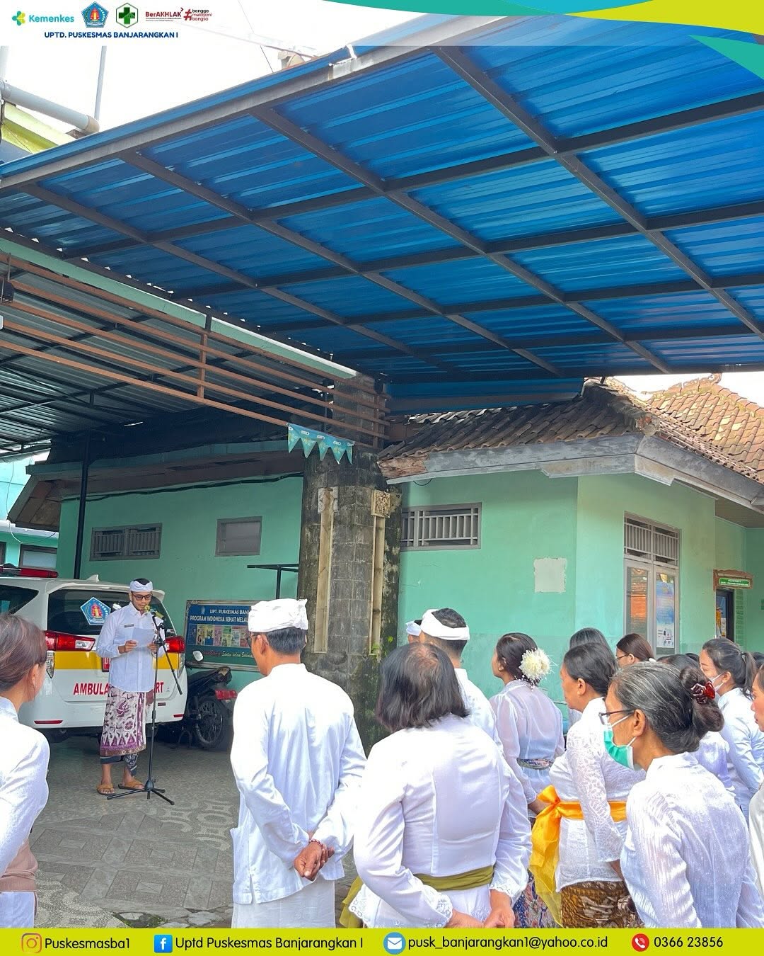 Upacara Peringatan Hari Bela Negara ke-77 Tahun 2025 di UPTD. Puskesmas Banjarangkan 1